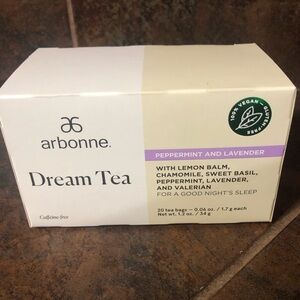 Arbonne Dream Tea Peppermint & Lavender - White, Cream, Purple